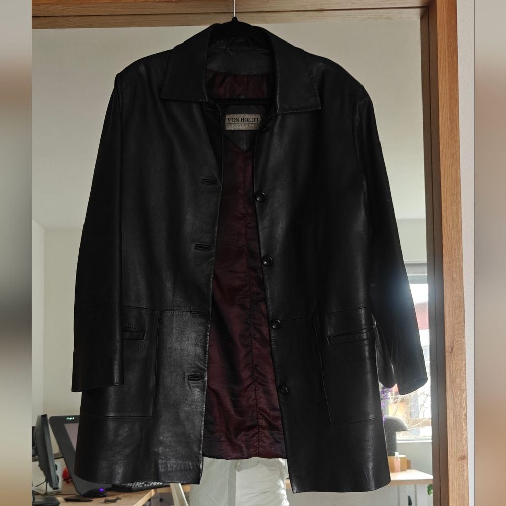 Von Holdt Collection Vintage Leather Coat